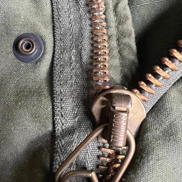 Vintage 80s U.S. Army M-65 Field Jacket Small Regular OG-107 Scovill Zipper - Picture 6 of 10